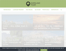 Tablet Screenshot of overlandtour.de